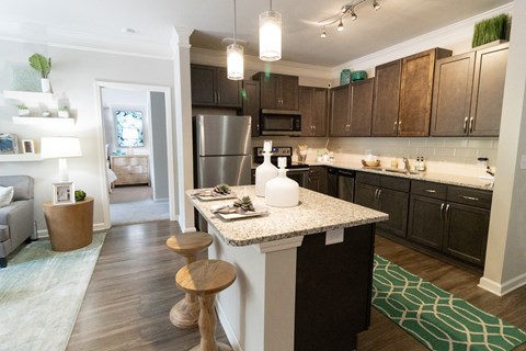 Kitchen at The Crest at Laurel Canyon Apartments, Canton, GA